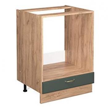 Mobile per forno da incasso Fame-Line, Verde-oro, 60 cm