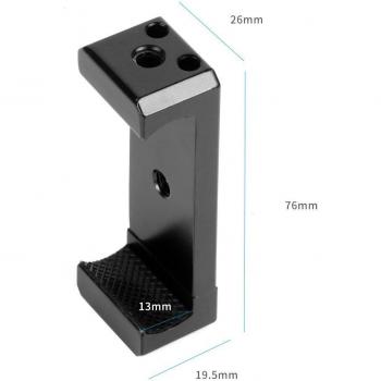 Cold Shoe Mobile Phone Tripod Mount for iPhone and HUAWEI