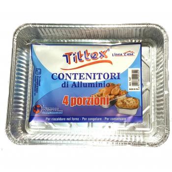 Tittex Contenitore in Alluminio 3pz - 4 Porzioni