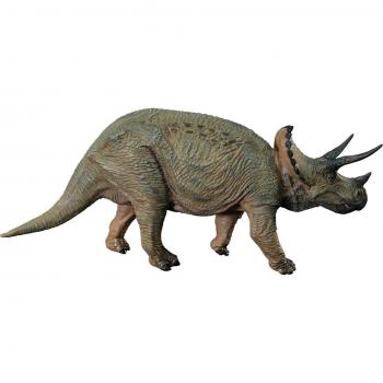 Reimpresión Triceratops Curto en Vinil Macio, Montaje Sencillo sin Pintura y sin Escala Gris