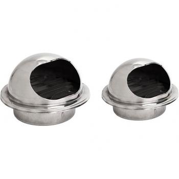 Tube d'évacuation ventilation murale inox