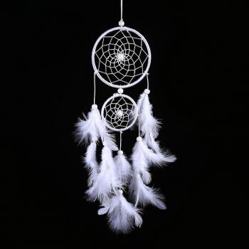 Atrapa Sueños - Campanas de Viento Estilo Indio con Decoración de Plumas