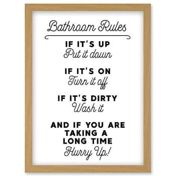 Laughing Loo Fun Bathroom Décor Print