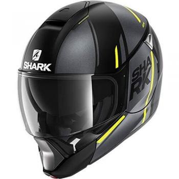 Shark Evojet Vyda Mat Klapphelm - Schwarz Gelb - XS