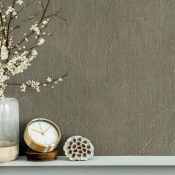 Marburg Vliestapete „Leaf Harmony“ – Grau-Beige Farbvariante