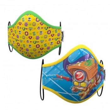 Superzings™ Bambini 2‑Pack Mascherine in Tessuto