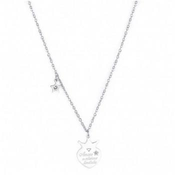 Collar S’Agapo Amor Eterno Acero 316L Cuore SBM63