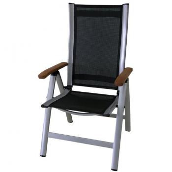 Sun Garden Komfort Klappsessel Silber