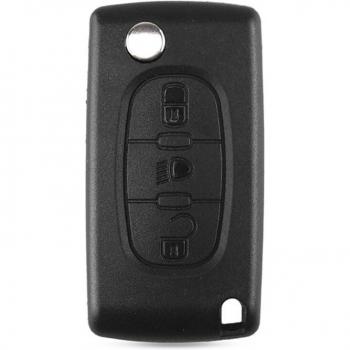 Citroen 3-Button Flip Key Cover for C2 C3 C4 C5 C6 C8