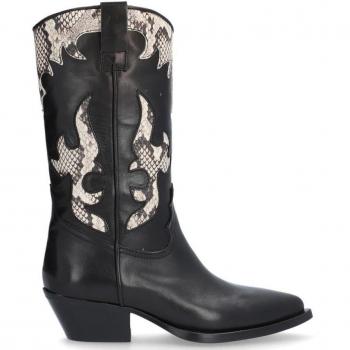 Botas Alpe de piel pitón para mujer