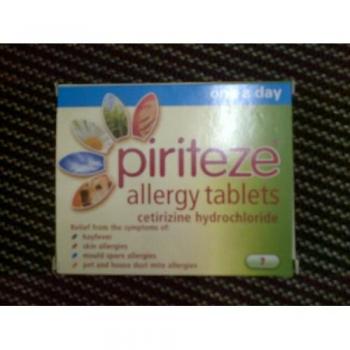 Piriteze Hayfever & Allergy Tablets One a Day - 14 Tablets