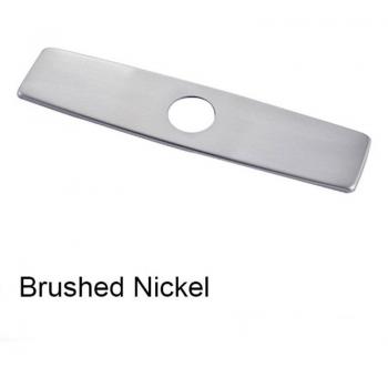 Black Chrome Brushed Nickel 10 Inch Hole Cover Plate for Faucet