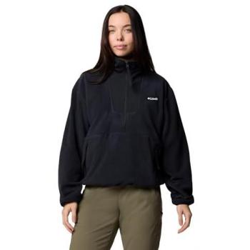 Columbia Sequoia Grove Half Zip Damen‑Fleecepullover – Asphaltschwarz, XL
