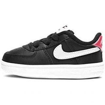 Nike Force 1 Crib Baby 17 EU Black/White Flash Crimson