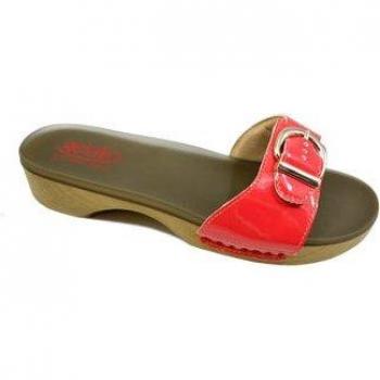 Solemio Red Comfort Mule 41‑42