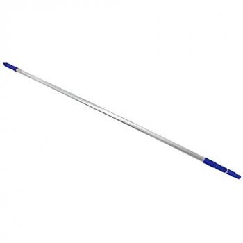 Tradineur - Palo de aluminio para escoba fregona extensible 4 m superficies altas