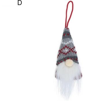 Santa Faceless Doll Tree Decoration