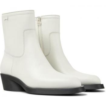 Botines CAMPER Bonnie para Mujer - Blanco, Talla 35, Piel Lisa