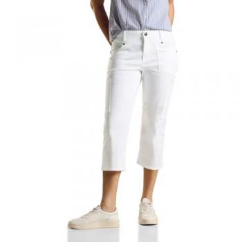 STREET ONE 5‑Pocket‑Hose, Damen, weiß