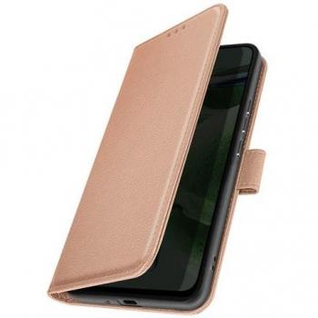 Estuche Elegante iPhone SE 2022: Tarjeta + Soporte Vídeo en Rosa Dorado