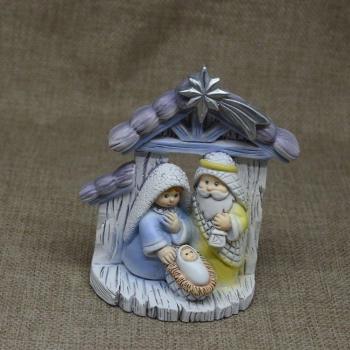 Christian Holy Family Desk Display