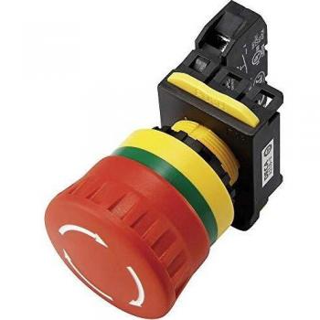DECA A20B-V4E12R Not-Aus-Anlage für 240 V AC, 6 A, IP65, ein Schließer & zwei Öffner