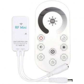 Controlador LEDBOX RF Mini con Tira Monocolor y Mando