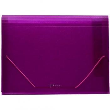 Carpeta Clasificadora Campus PP Goma Violeta 12 Divisiones