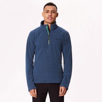 Regatta Herren Kenger Halbzip-Fleece Honeycomb in Dunkles Jeansblau