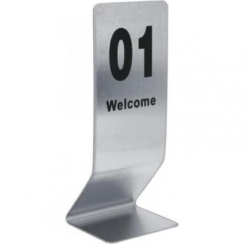 Elegant Stainless Steel Table Number Set