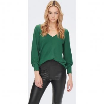 Blusa de seda ligera con mangas largas