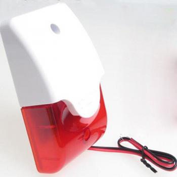 Röhrenblitz Alarmsirene 12VDC für GSM Systeme