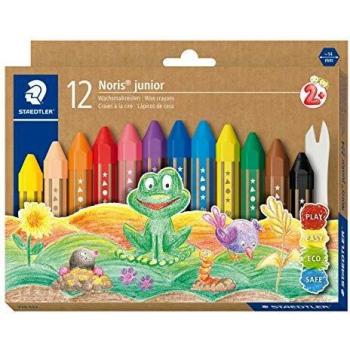 Crayons de cire épais Noris Junior – Pack de 12