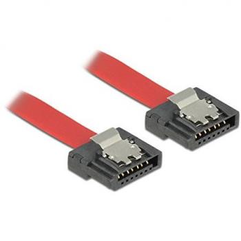 Câble FlexiSATA DELOCK Rouge 20 cm – Blocage Intégré