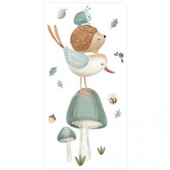 Wandkunst Set „Waldbewohner“ 40×80 cm – LITTLE DUTCH