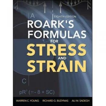 Roark's Formulas for Stress - Hardcover, by Young Warren; Budynas - Very Good