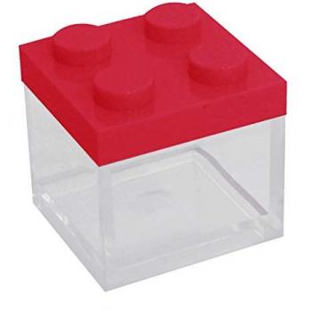 Omada Design set 48pz scatoline mattoncino trasparente