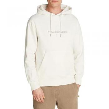 Calvin Klein, Hoodies, male, Beige, Size: S