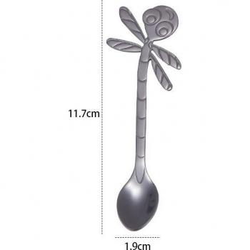 Vacclo 2PCS Dragonfly Design Stainless Steel Spoon