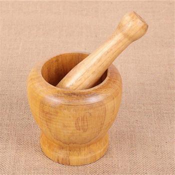 Eco-Friendly Wooden Garlic Press - Spruce Tissue Pattern