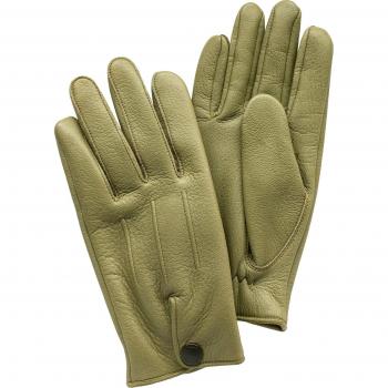 Japanisch produziert: Atmungsaktive, feuchtigkeitsregulierende Hirschleder-Handschuhe – Khaki (TAVARAT) 027-ka2