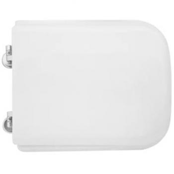 Sedile wc coprivaso per Europa vaso Doggi 38,5-41 x 32,2 cm copriwater bianco con cerniere regolabili sedile in legno colato