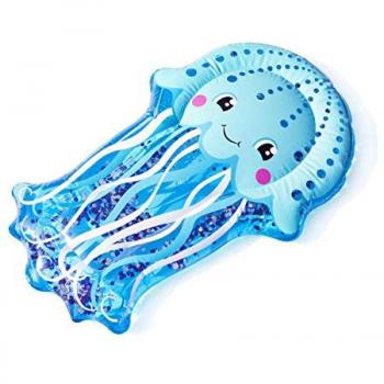 Materasso gonfiabile per bambini Medusa Blu