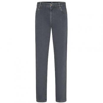 MEYER M5 Regular 34/34 Mid-Grau Jeans mit Super Stretch – Nachhaltig in Europa hergestellt