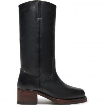 Bronx Kyley bottes de cuir noir haute – taille 40 femmes
