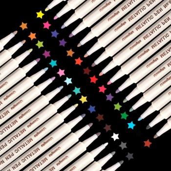 30 Color Metallic Fine Point Markers