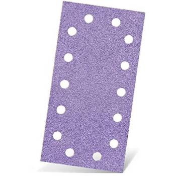 Ponceuses vibrantes Purple HD Mix céramique 230×115 mm, 14 trous – Pack 50