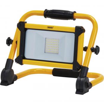 Draper SMD LED 30W Rechargeable Folding Site Work Light