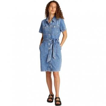 Short Dress de Denim Tommy Hilfiger con Bañador