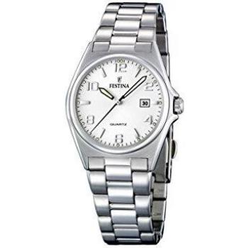 Festina Damen Analog Uhr F16375/5 – edles Edelstahlarmband, Quarzwerk